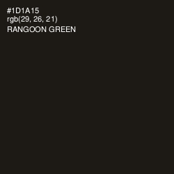#1D1A15 - Rangoon Green Color Image